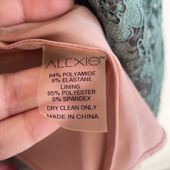 ALEXIS Vedette floral lace Colorblock A-Line mini dress XS - Picture 10 of 10